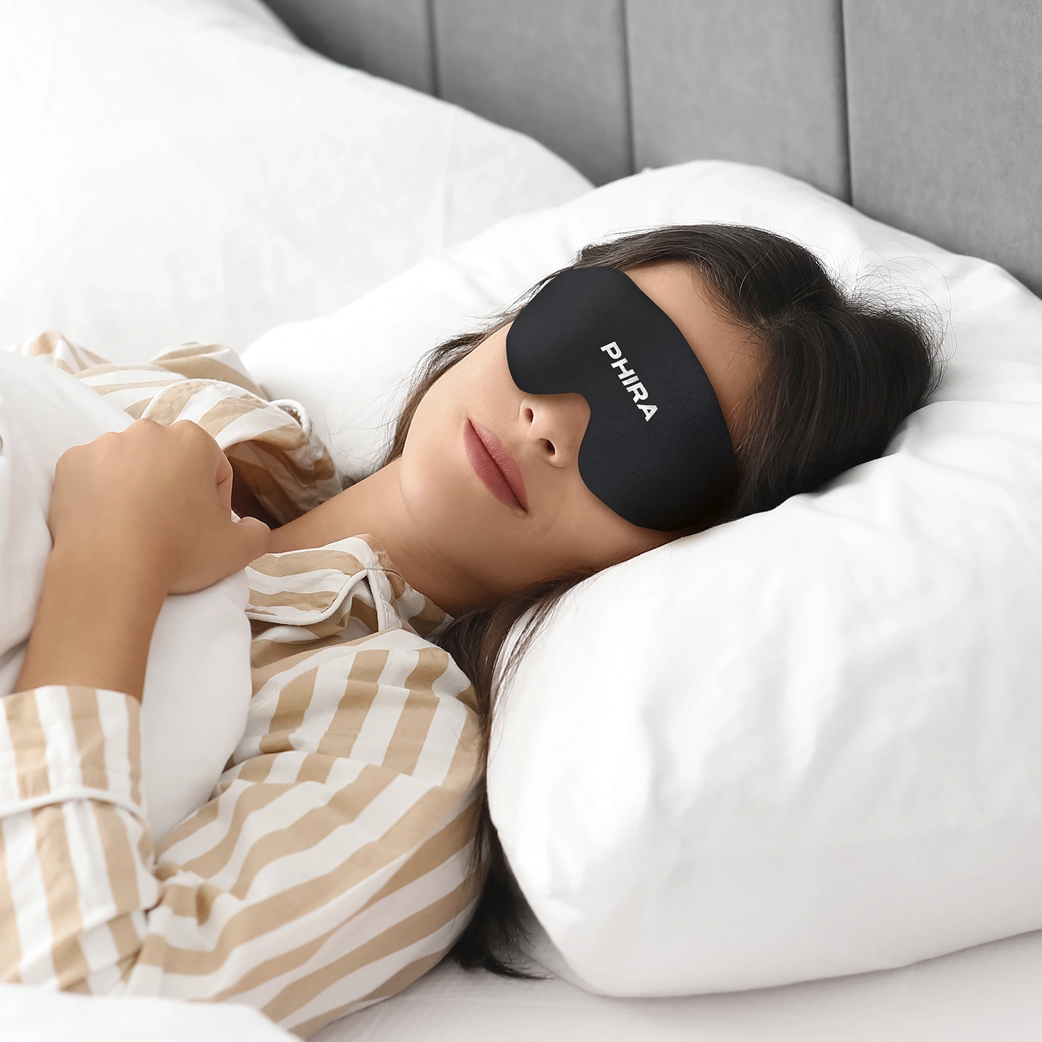 PHIRA Schlafmaske - BLACK - Image 5